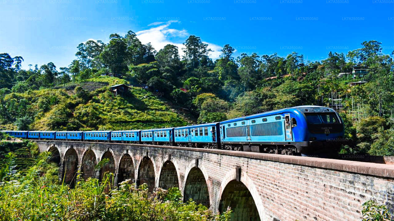 Kandy till Ella tågresa på (Tåg nr: 1005 ”Podi Menike”)