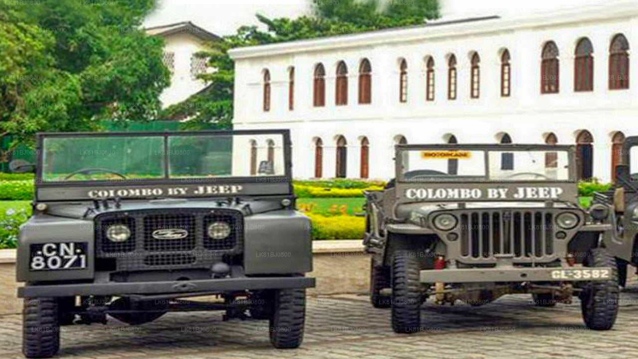 Colombo City Tour med War Jeep från Colombo hamn