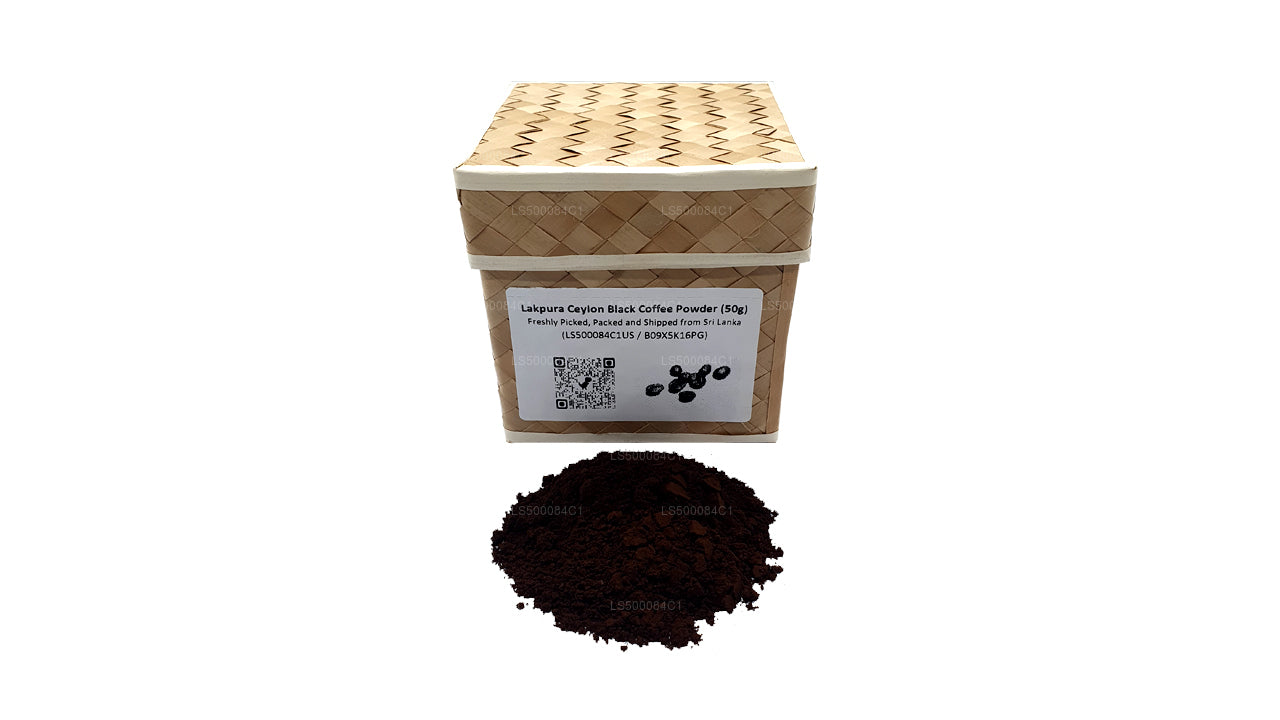 Lakpura Ceylon svart kaffepulver (50g)