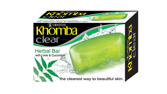 Swadeshi Khomba Clear Herbal Bar Tvål (70g)