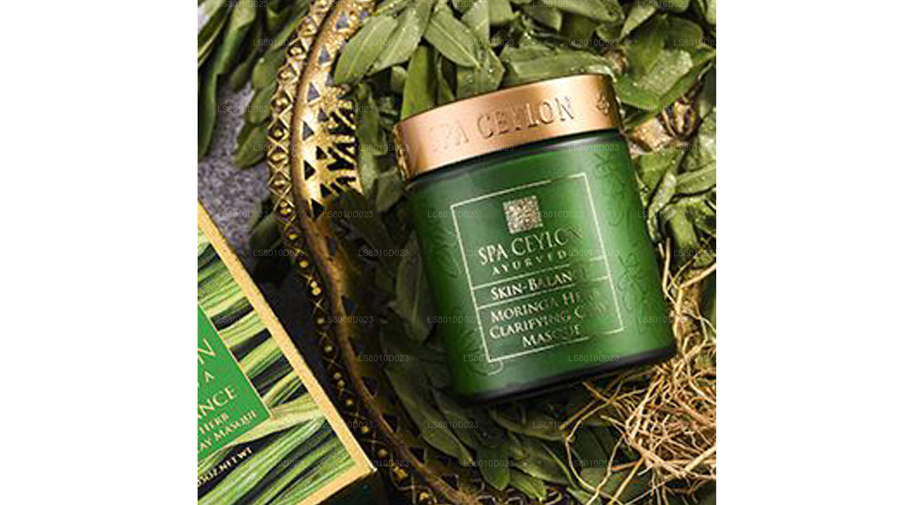 Spa Ceylon hudbalans Moringa ört klargörande lera Masque (200g)