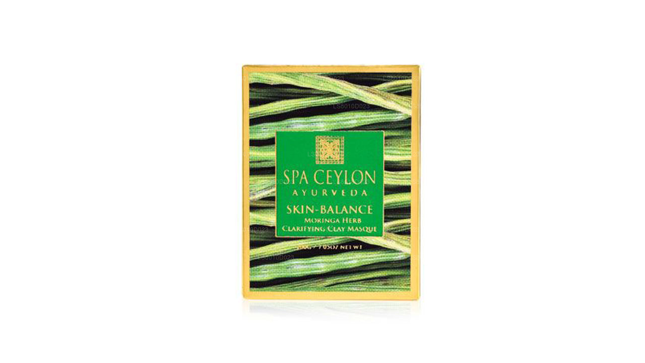 Spa Ceylon hudbalans Moringa ört klargörande lera Masque (200g)