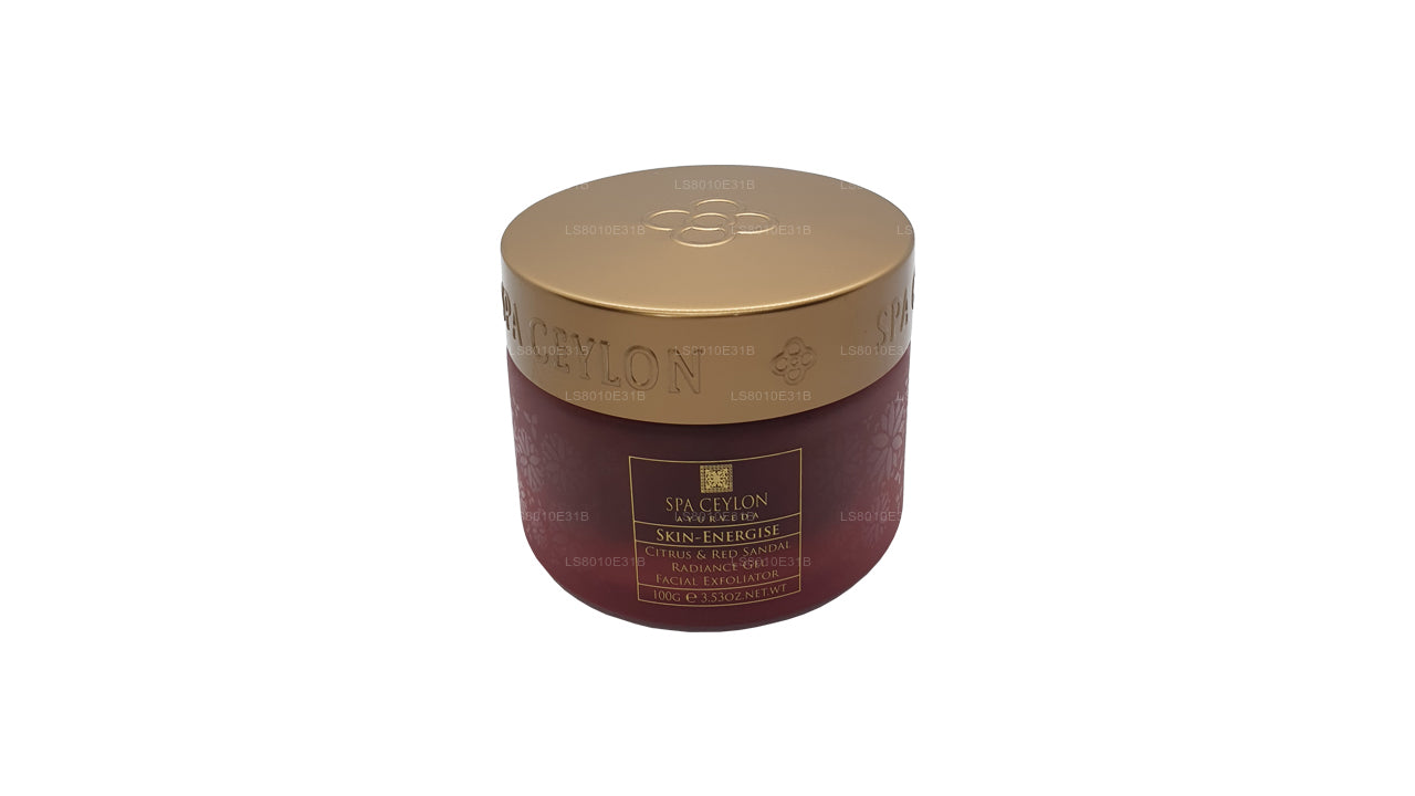 Spa Ceylon Skin Energise Citrus och Röd Sandal Radiance Gel Facial Exfoliator (120g)