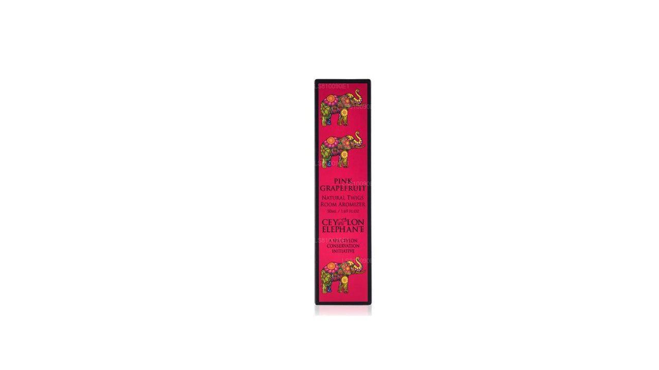 Spa Ceylon Ceylon elefant rosa grapefrukt naturlig kvist rum aromizer (50ml)