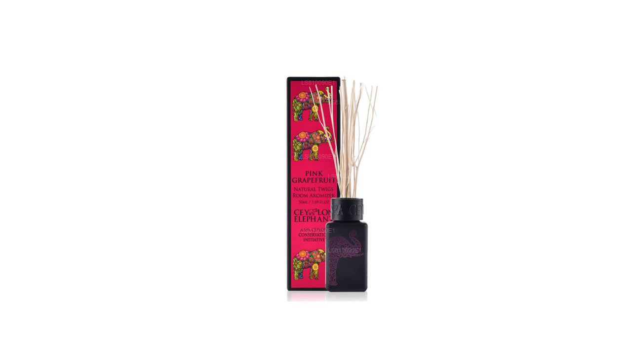 Spa Ceylon Ceylon elefant rosa grapefrukt naturlig kvist rum aromizer (50ml)