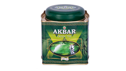 Akbar Classic Grönt Teblad Te (250g) Tenn