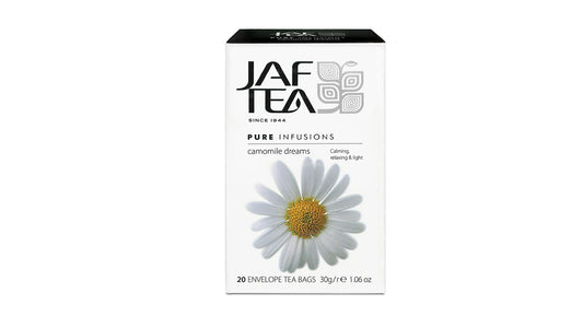 Jaf Tea Pure Infusions Kollektion Kamomill Drömfolie Kuvert Tepåsar (30g)