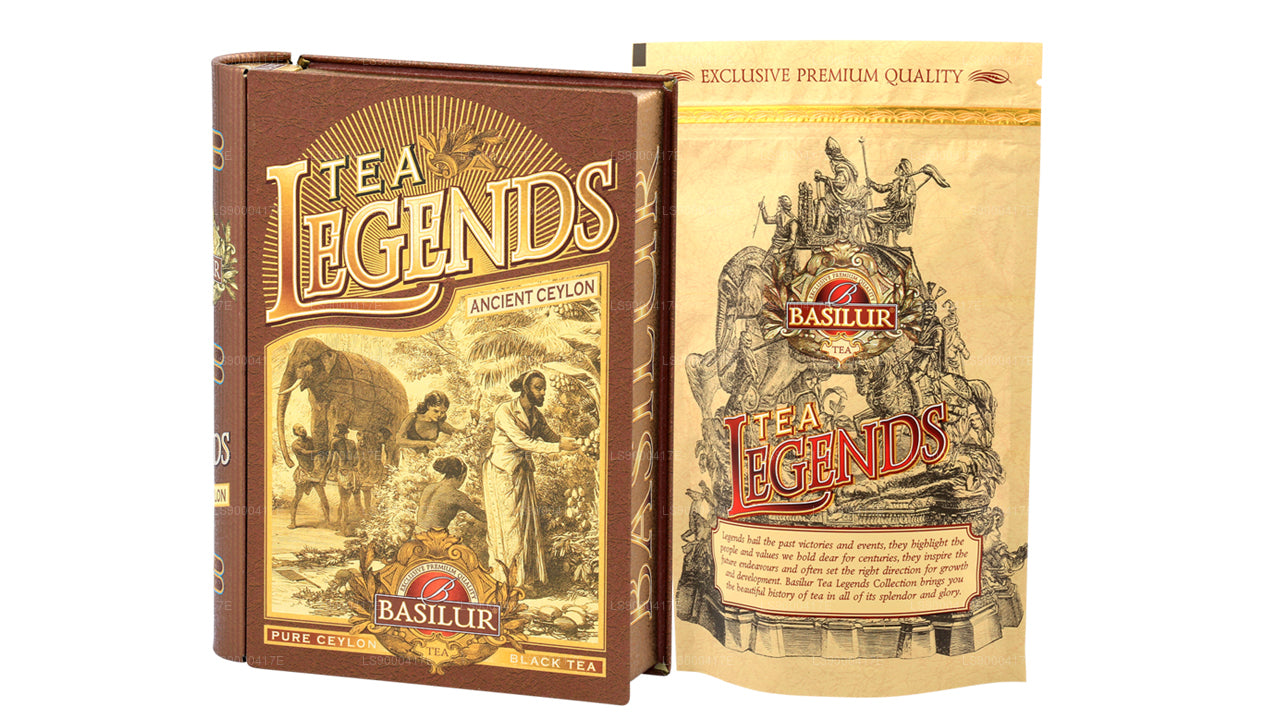 Basilur Te Book ”Te Legends Ancient Ceylon” (100g) Caddy