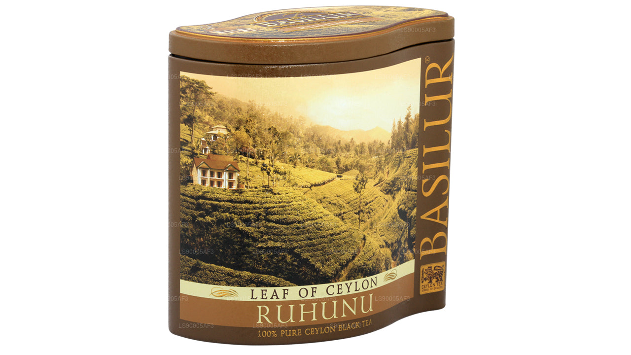 Basilur blad av Ceylon ”Ruhunu” (100g) Caddy