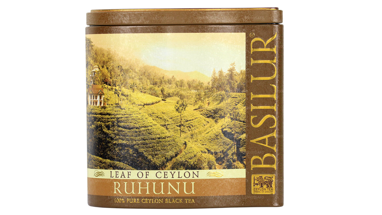 Basilur blad av Ceylon ”Ruhunu” (100g) Caddy