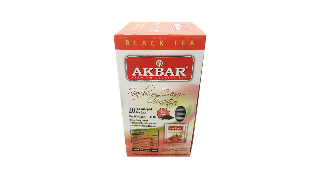 Akbar Strawberry Cream Sensation (40g) 20 tepåsar