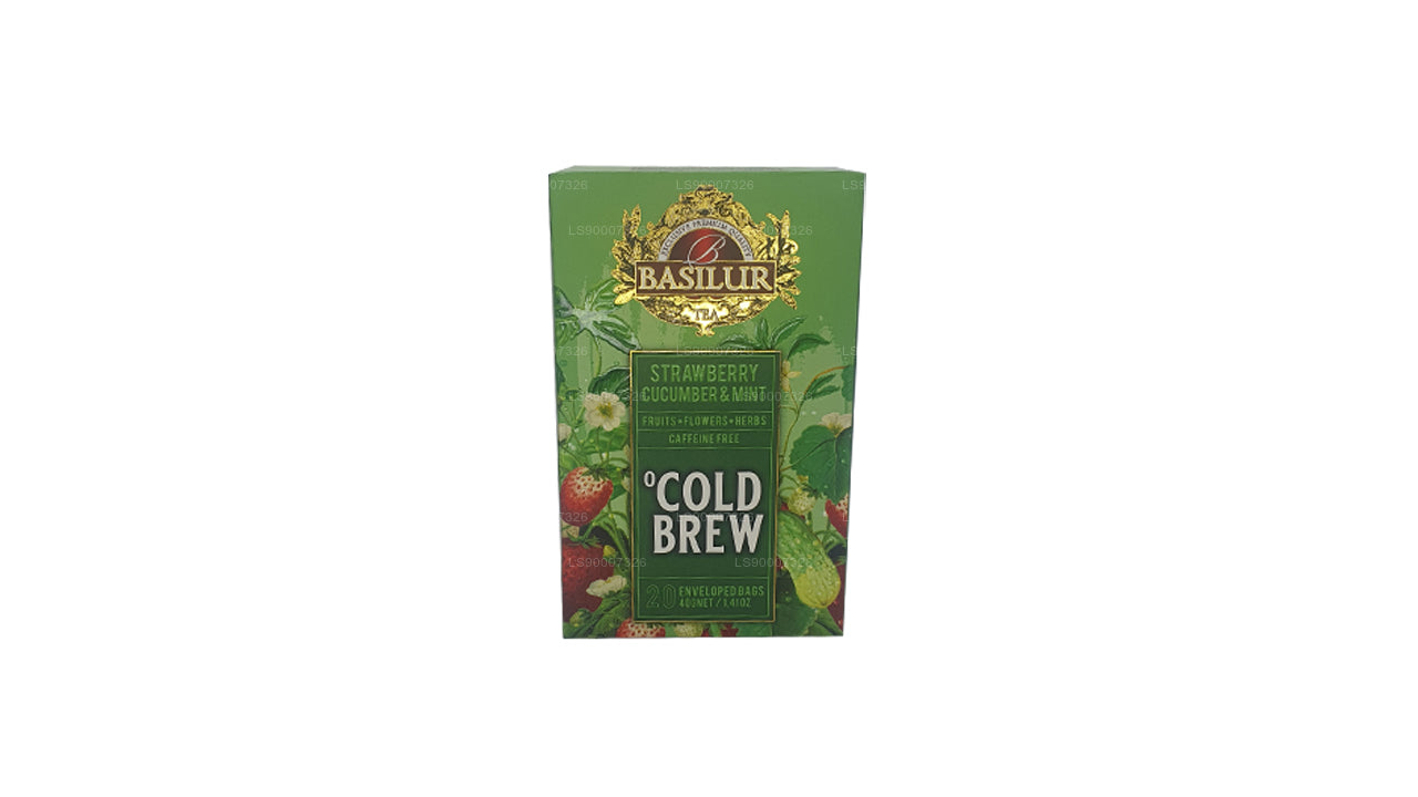 Basilur Cold Brew ”Strawberry Gurka och Mint” (40g) Box