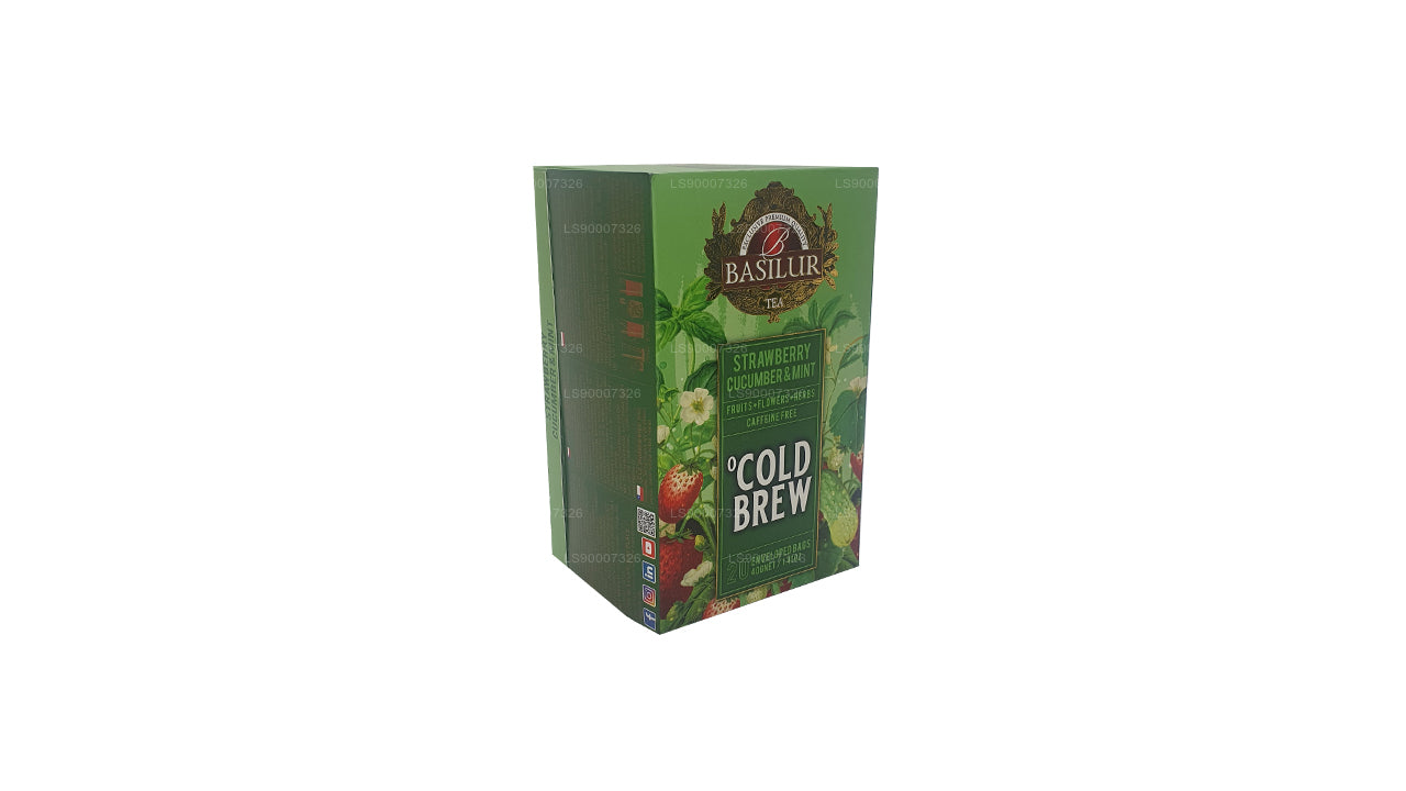 Basilur Cold Brew ”Strawberry Gurka och Mint” (40g) Box