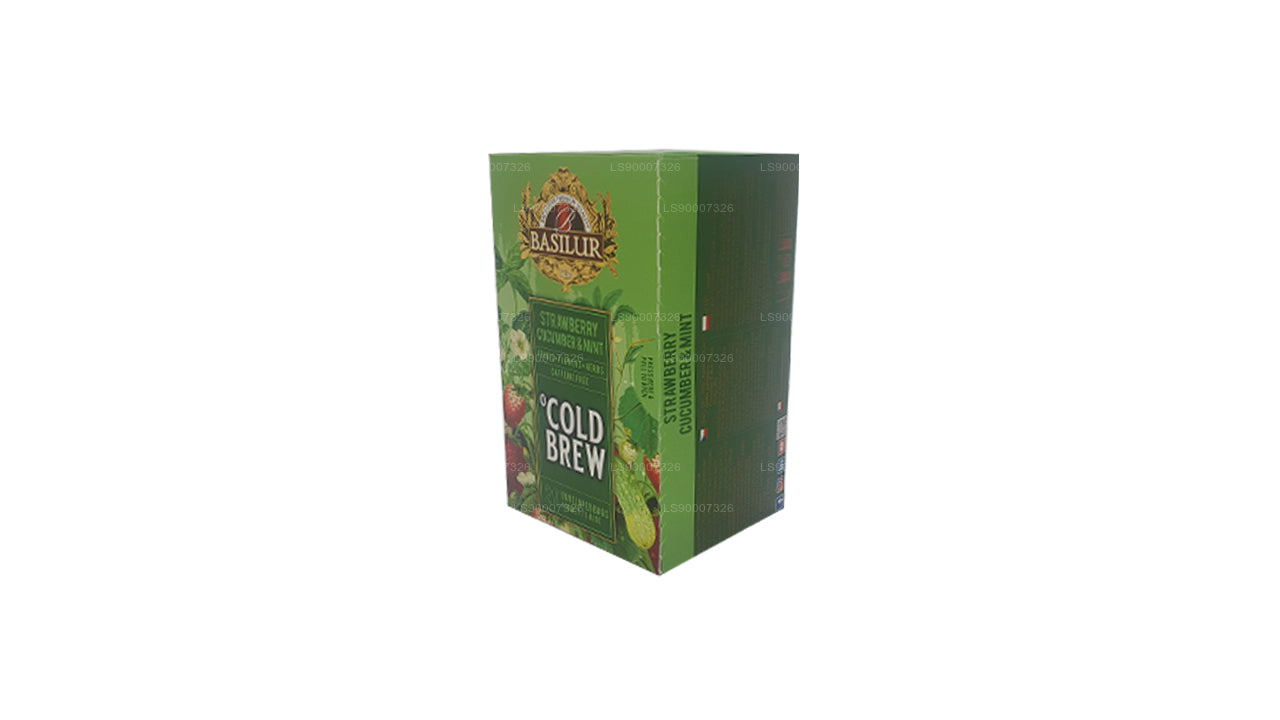 Basilur Cold Brew ”Strawberry Gurka och Mint” (40g) Box