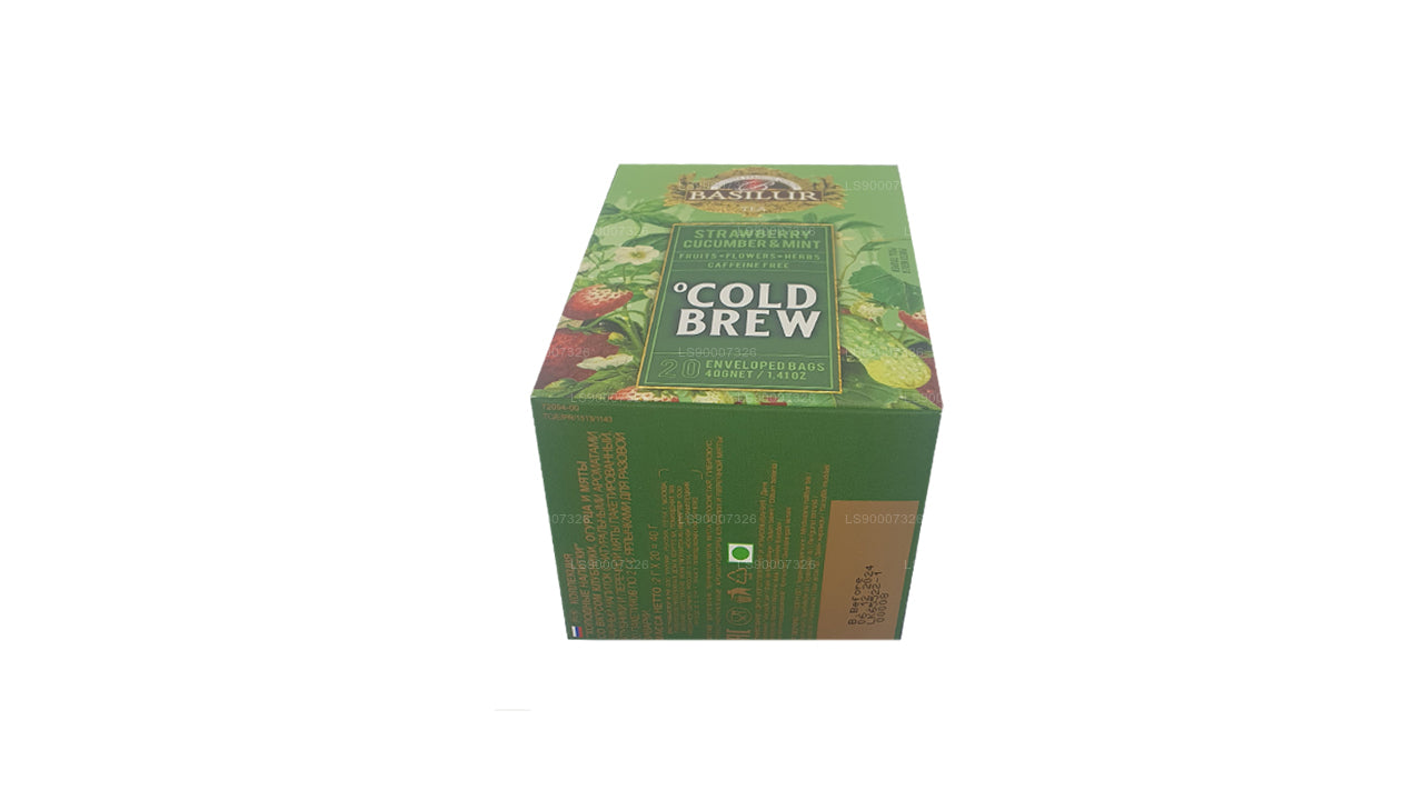 Basilur Cold Brew ”Strawberry Gurka och Mint” (40g) Box