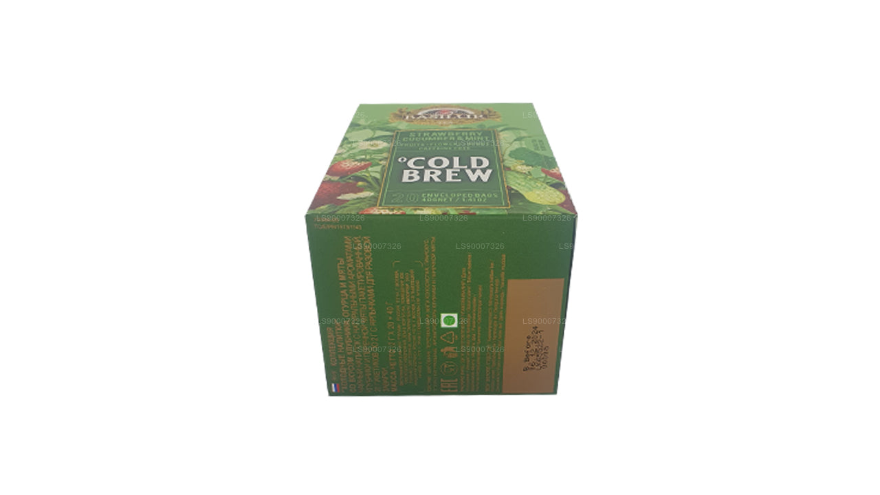 Basilur Cold Brew ”Strawberry Gurka och Mint” (40g) Box