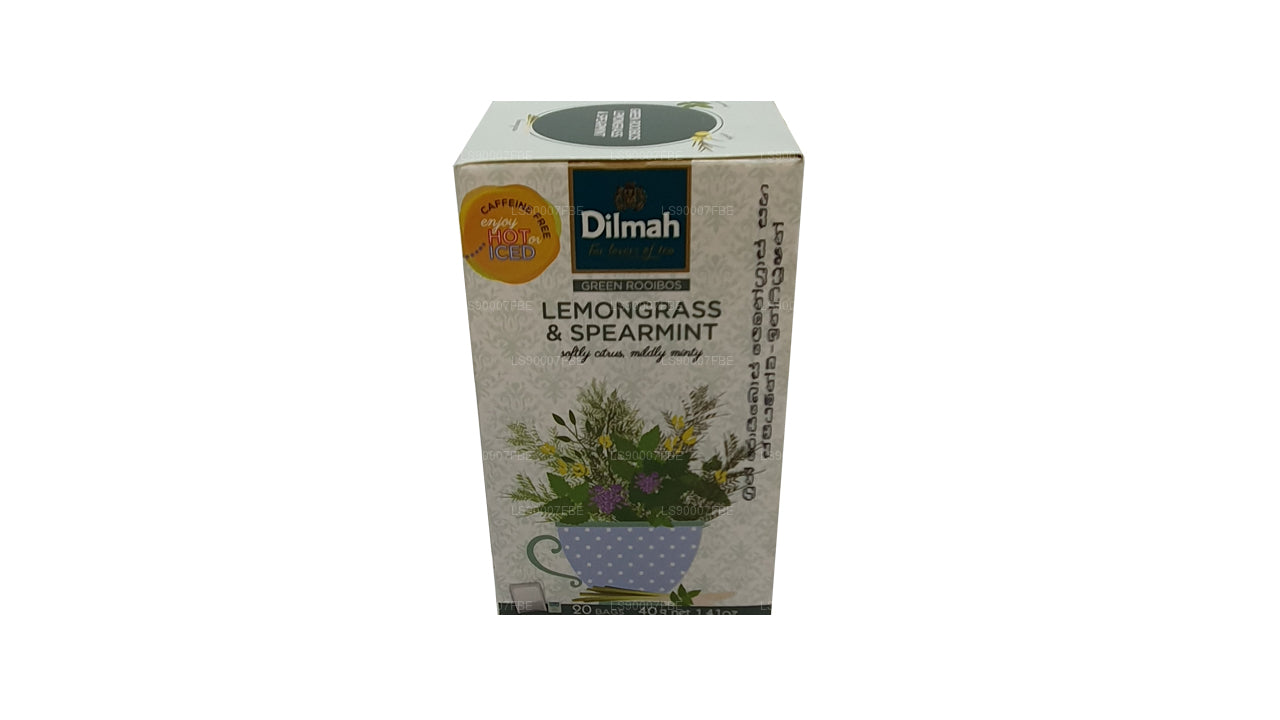 Dilmah Green Rooibos med citrongräs och grönmynta (40g) 20 tepåsar