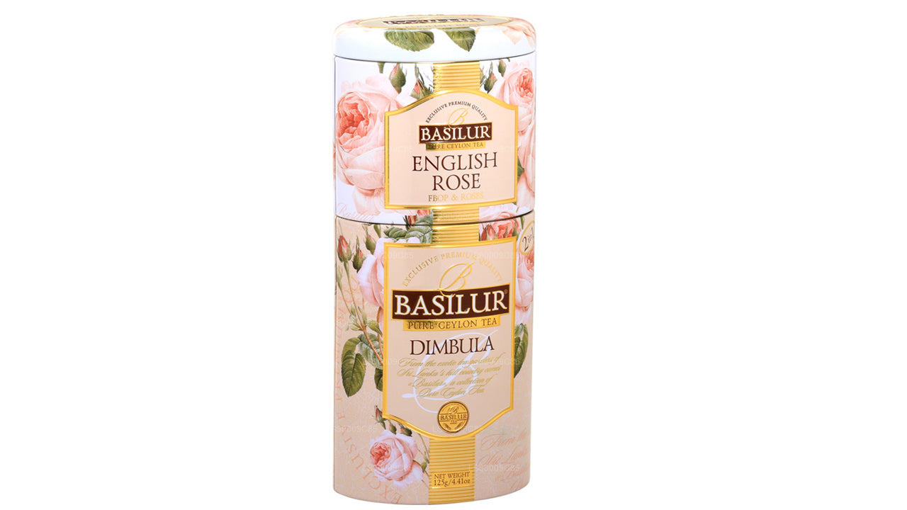 Basilur Fruits and Flowers "English Rose / Dimbula" (125g) Caddy