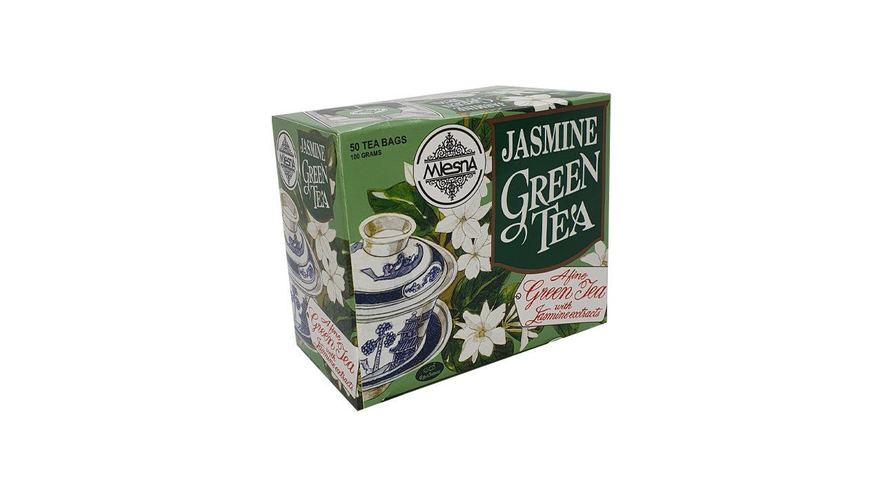 Mlesna Jasmine Grönt te (100g) 50 tepåsar