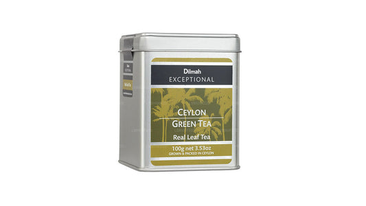 Dilmah exceptionella Ceylon grönt lösa blad te (100g)