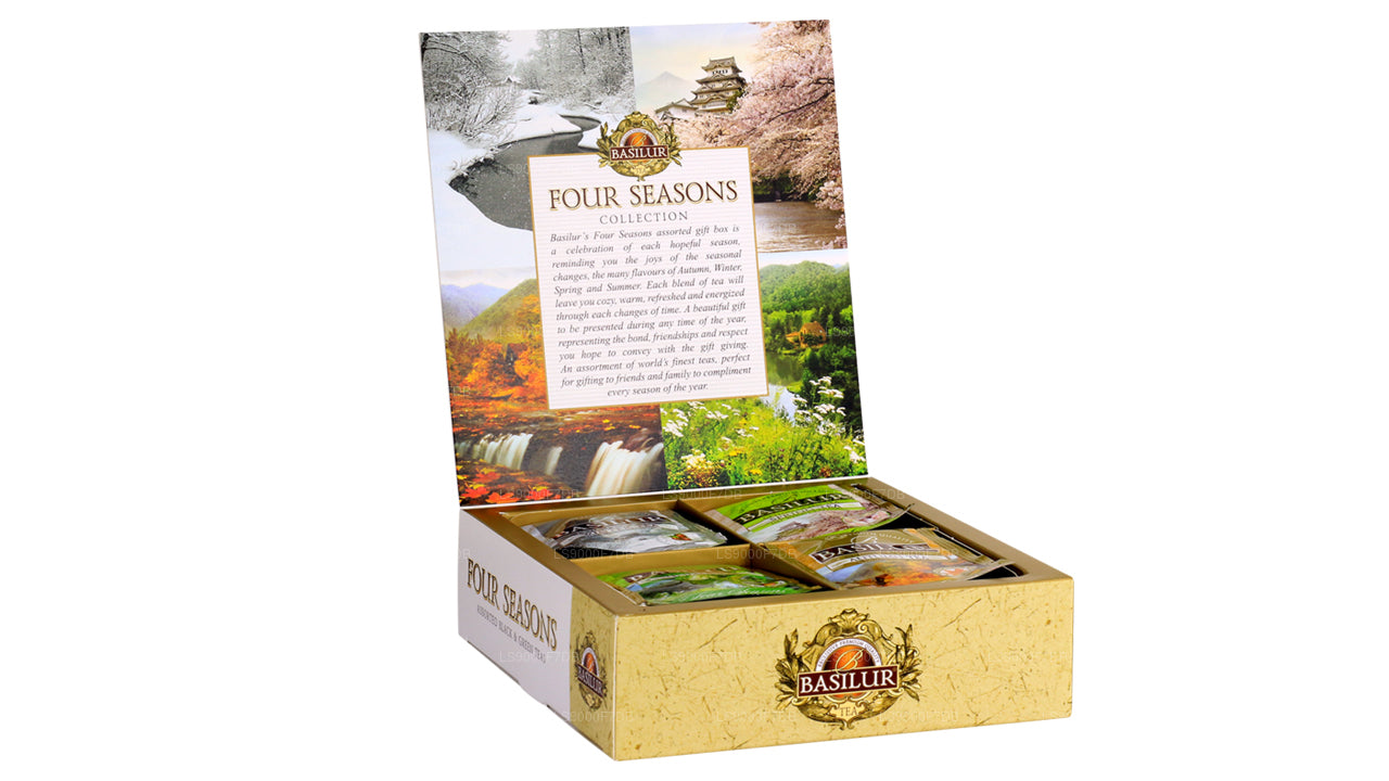 Basilur ”Four Seasons Assorted” (70g) 40 omslutna tepåsar