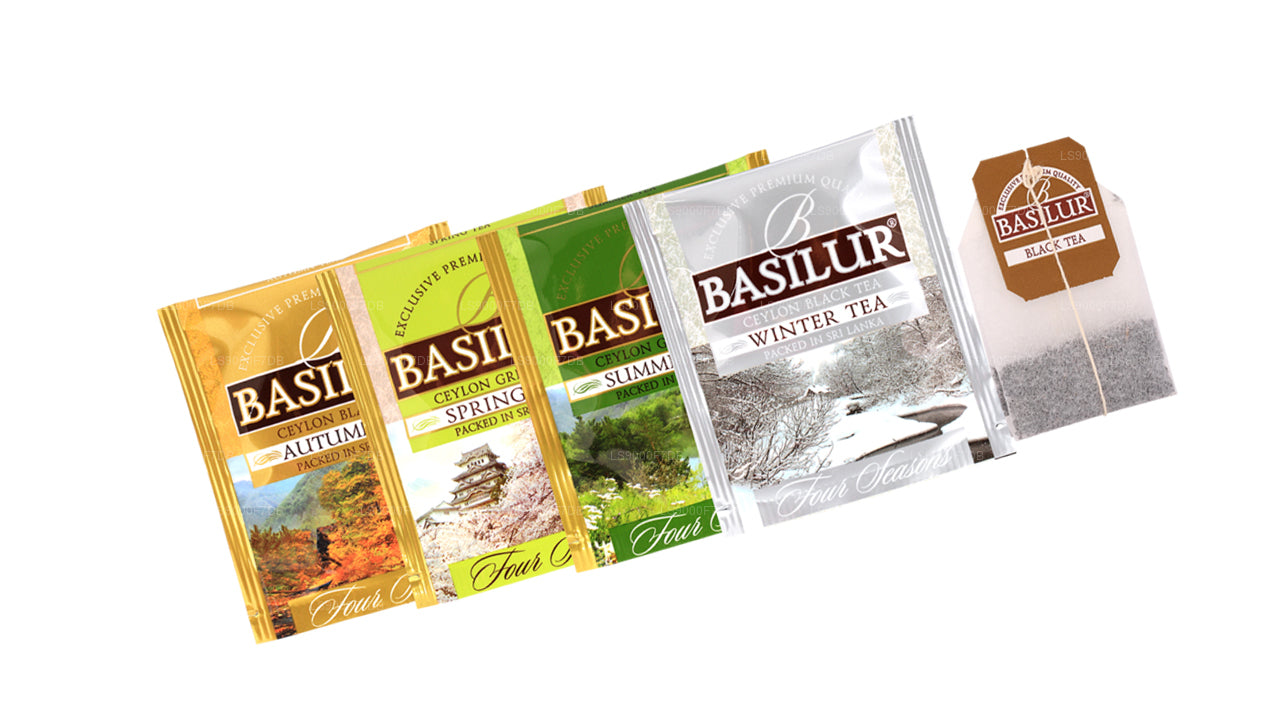 Basilur ”Four Seasons Assorted” (70g) 40 omslutna tepåsar