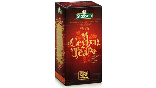 Stassen Pure Ceylon svart te (50g) 25 tepåsar