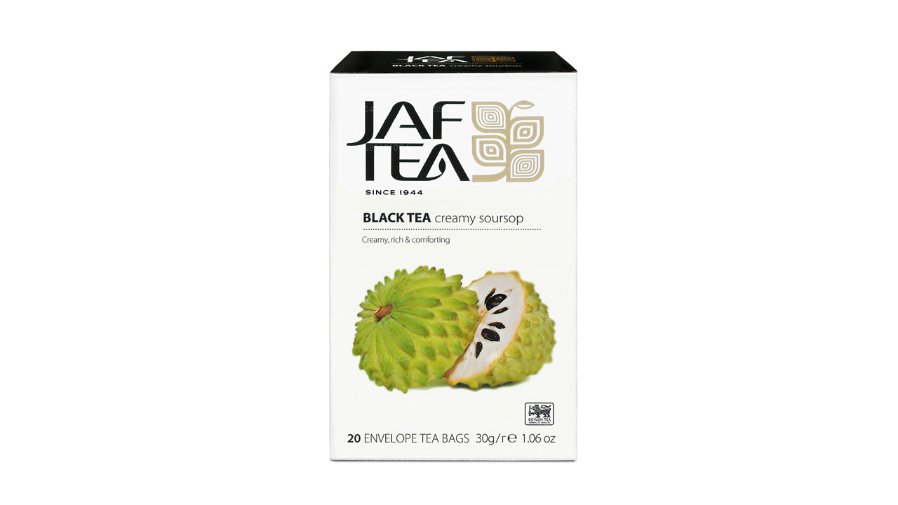 Jaf te ren frukt samling svart te krämig soursop (30g) 20 tepåsar