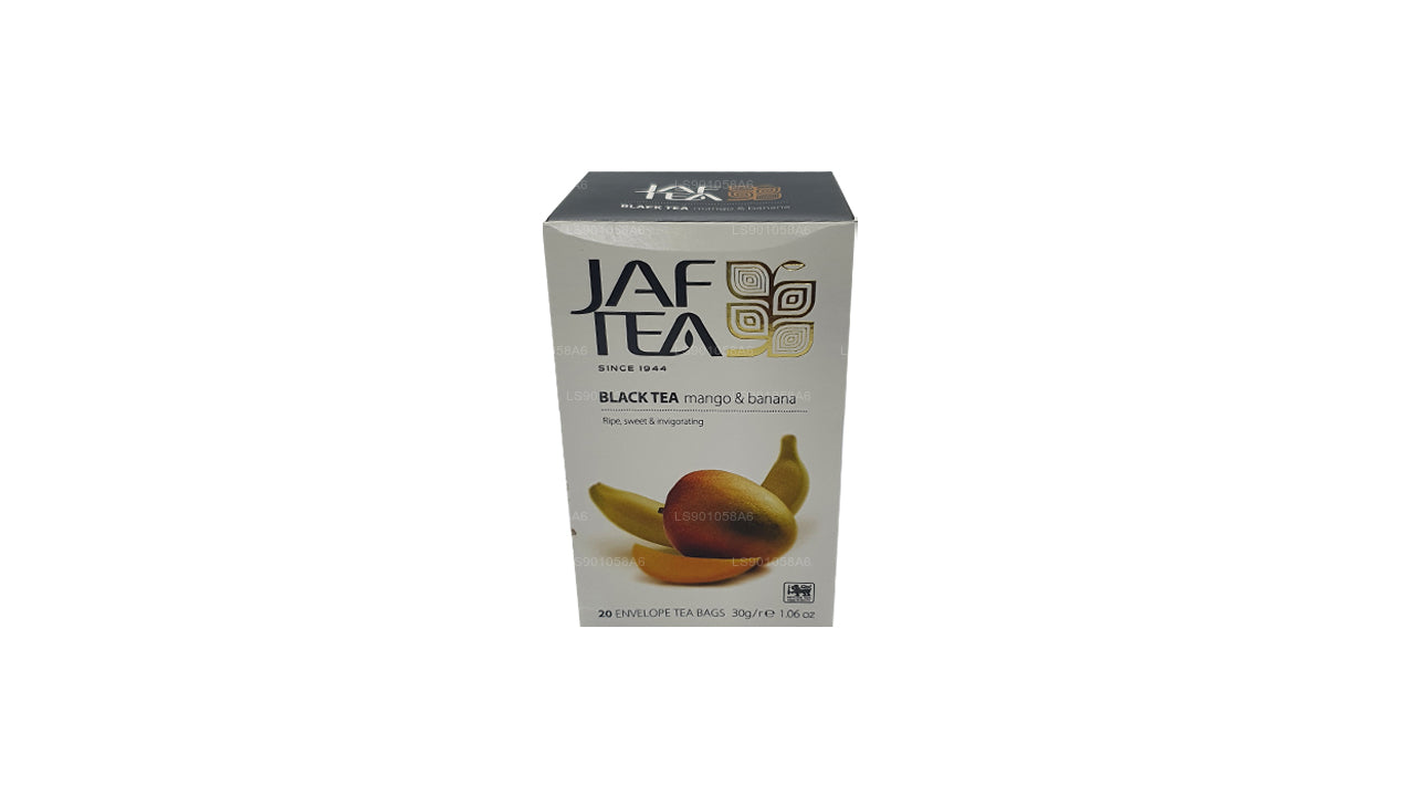 Jaf te ren frukt samling svart te mango banan (30g) 20 tepåsar