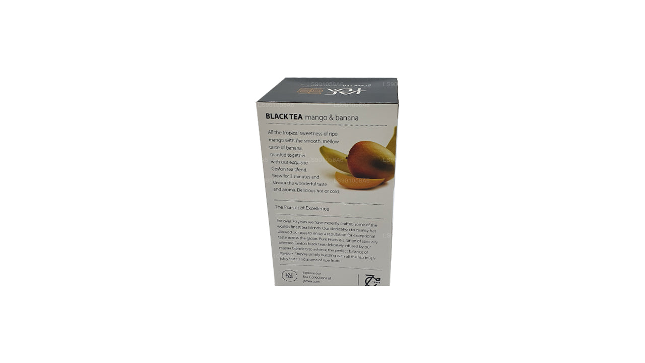 Jaf te ren frukt samling svart te mango banan (30g) 20 tepåsar