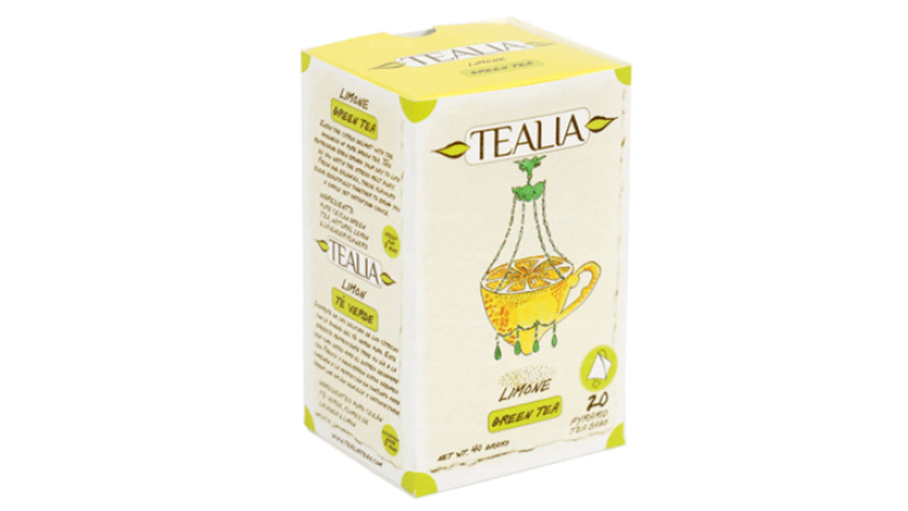 Tealia Limone - Pyramid Tea Bags (40g)