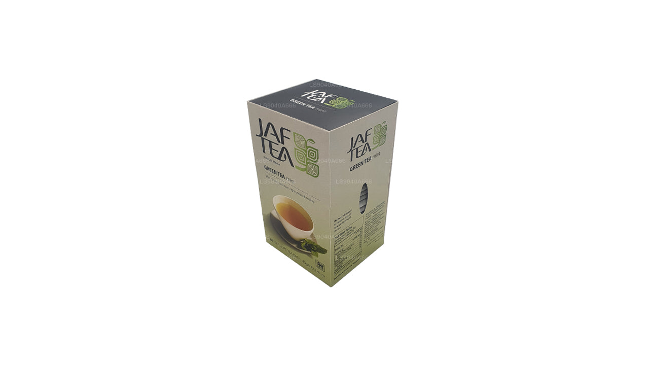 Jaf Tea Pure Green Kollektion Grönt te Mintfolie Kuvert Tepåsar (40g)