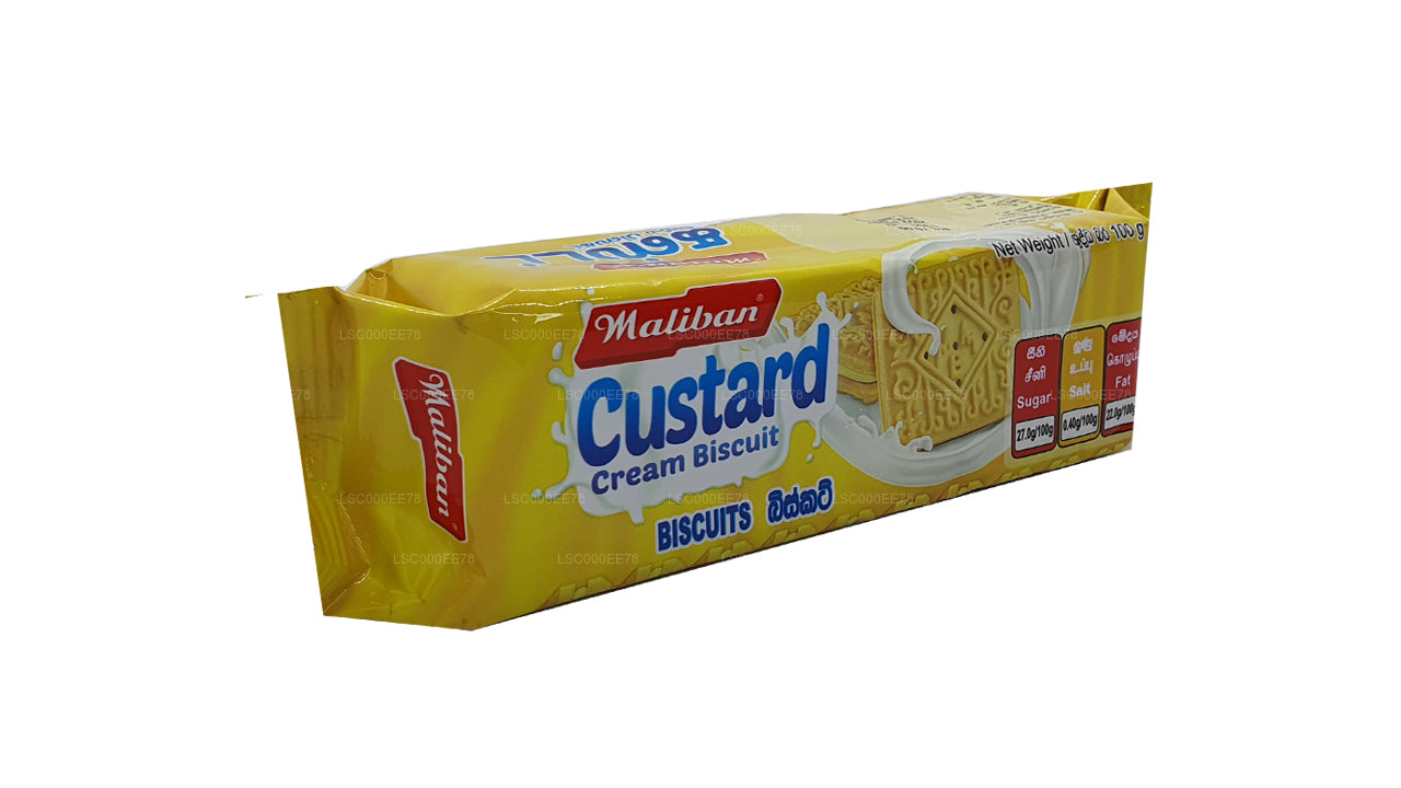 Maliban Vaniljsås Grädde Sandwich Biscuit (100g)