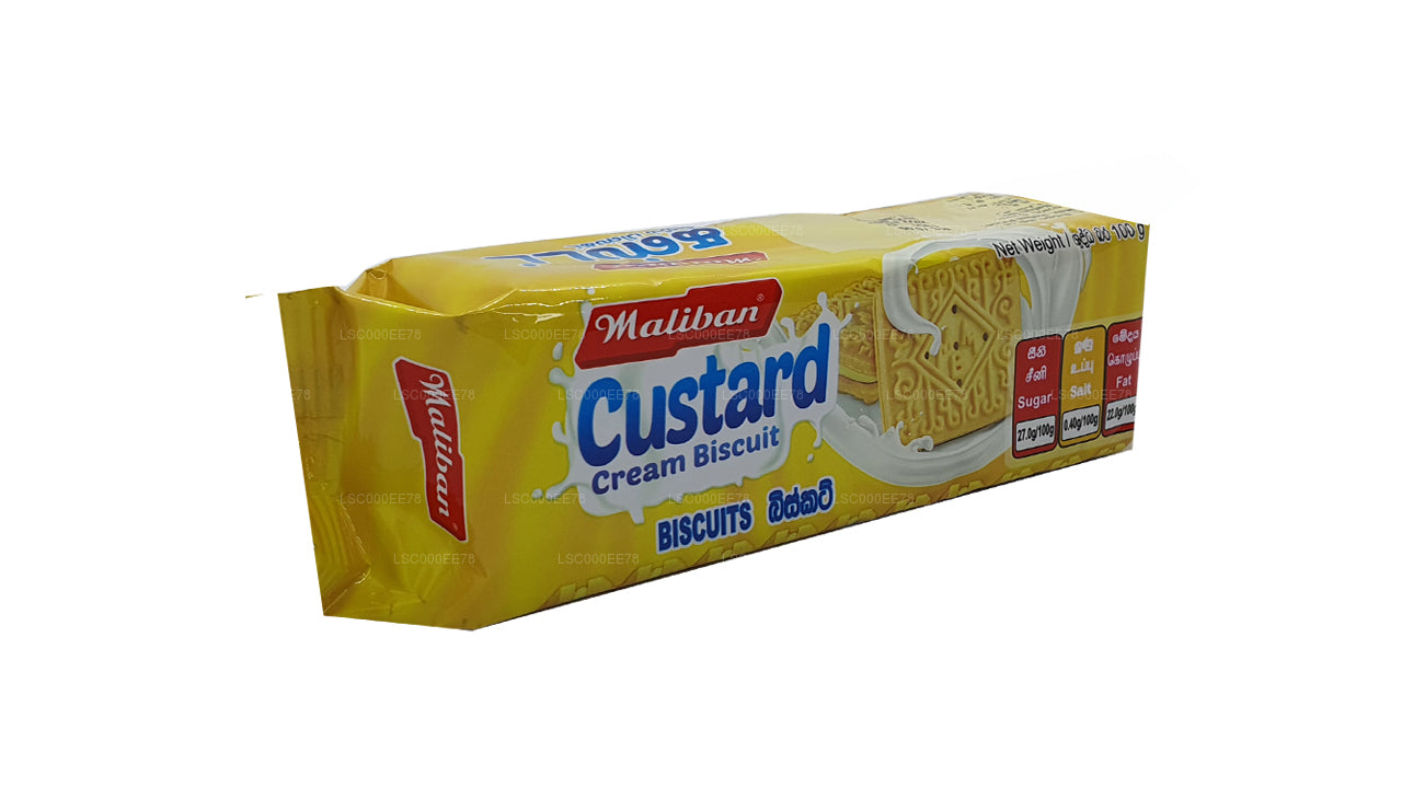 Maliban Vaniljsås Grädde Sandwich Biscuit (100g)